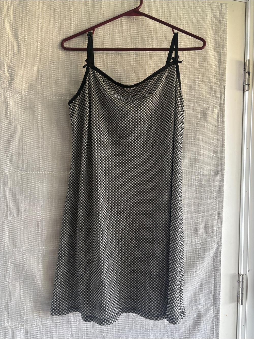 Wild Fable Black and White Checkered Mini Dress